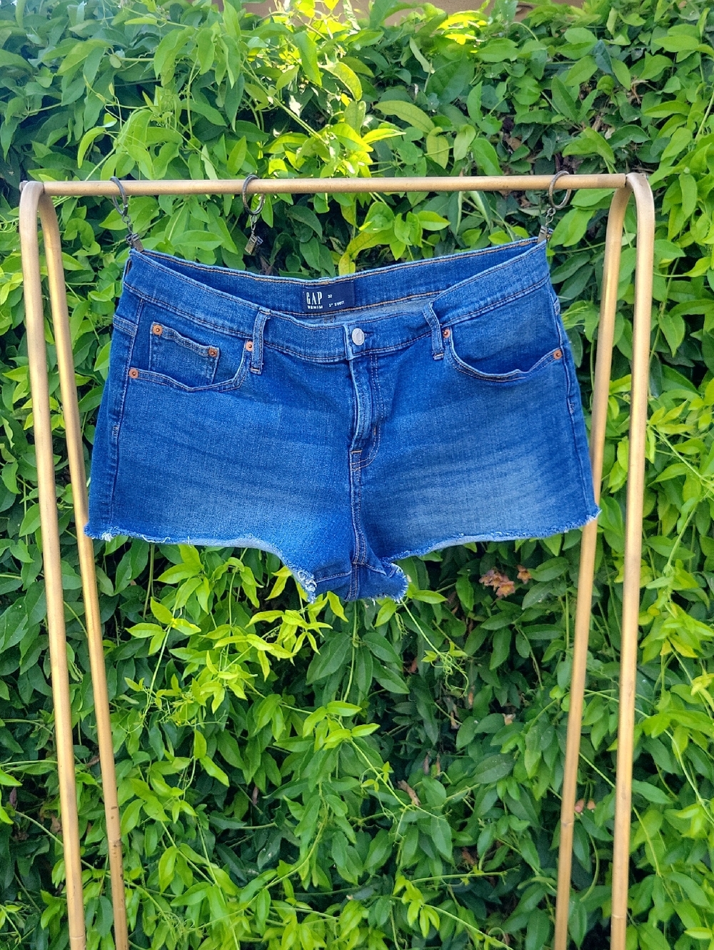 GAP Blue Jean Mini Shorts
